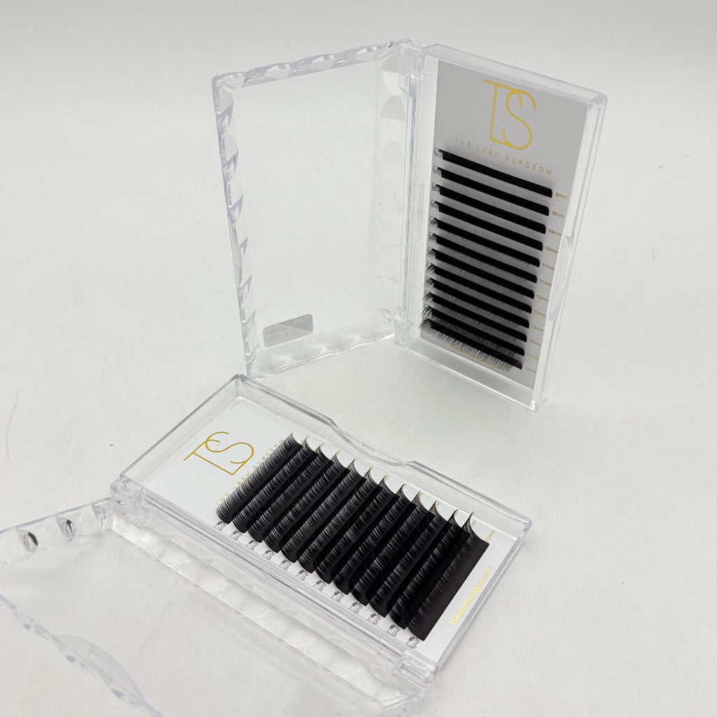 TLS Handmade Cashmere Fans J Curl from Kitty's Signature Lash Surgeon
Collection