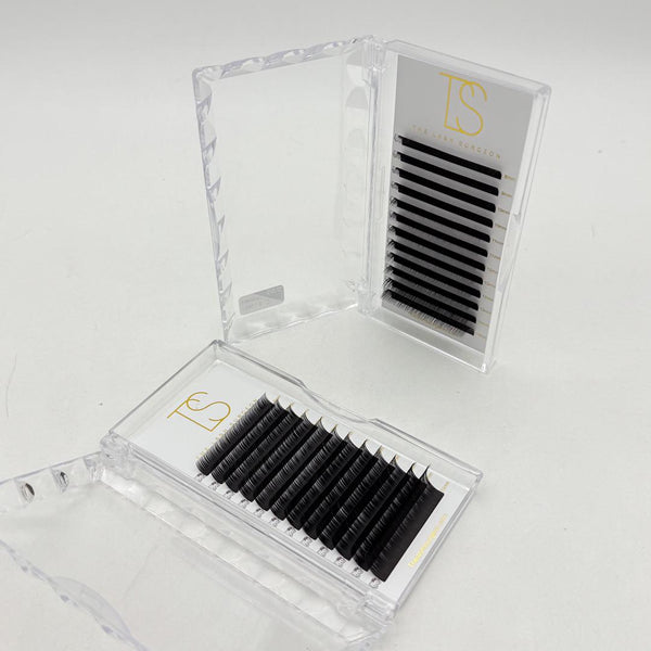 TLS Handmade Cashmere Fans J Curl from Kitty's Signature Lash Surgeon
Collection